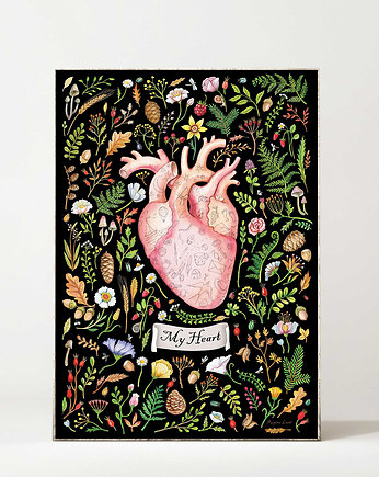 Plakat My Heart, OKAZJE - Prezent na 40 urodziny