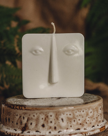 Świeca sojowa Face III, Poplecione Makramy