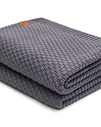 Mięciutki i delikatny koc XXL - ciemny szary, Nordville
