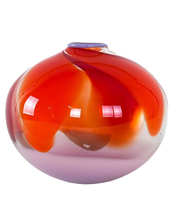 Wazon, szkło Murano, włoski design, lata 60, produkcja: Włochy, Przetwory design