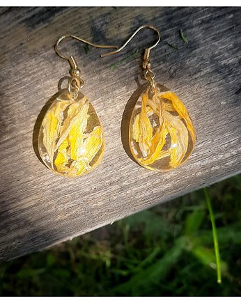Kolczyki ze słonecznikiem, Figa handmade accessories