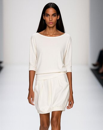Bluzka ecru YY500042, YULIYA BABICH