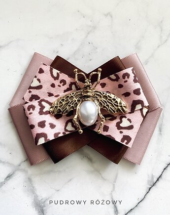 Brosza z cudnym Owadem z perłą i New Centki