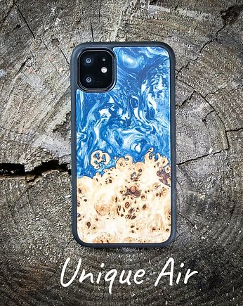 ETUI DREWNIANE UNIQUE 4 ŻYWIOŁY POWIETRZE IPHONE, bewood