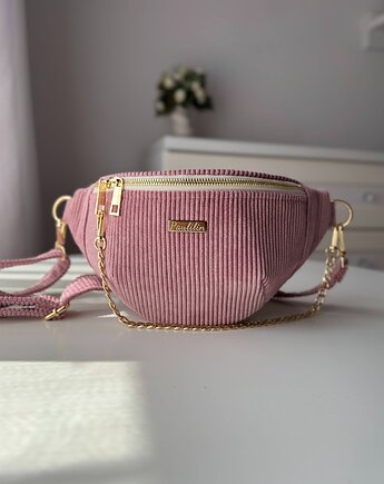 Nerka klasyczna sztruksowa Rose L, paulilin.style