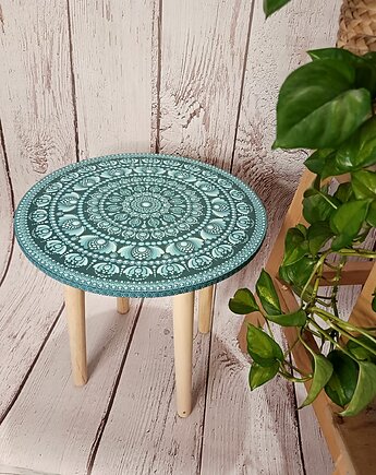 Stolik dekoracyjny mandala- na zamówienie, Home Edition