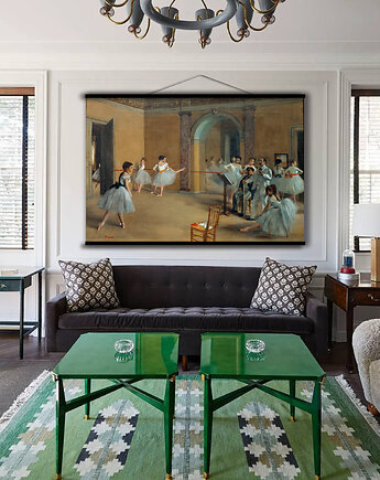 Duży obraz na płótnie - Lekcja tańca w operze - Edgar Degas, Dekoracje PATKA Patrycja Kita