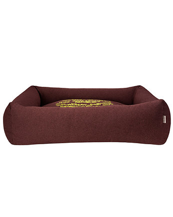 Legowisko dla psa COSMOPOLITAN Bordowe, Bowl and Bone Republic