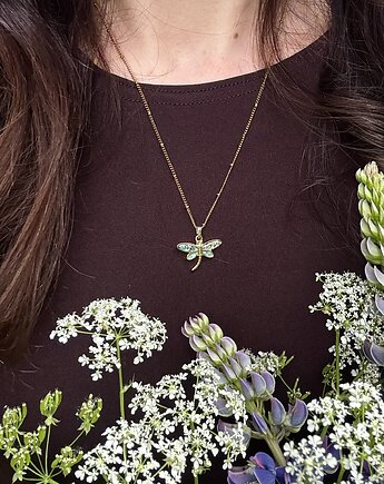 Magiczny Naszyjnik Ważka, Frant Art Jewellery