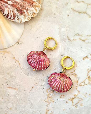 Kolczyki srebrne SEASHELL- unikat, ISSI Jewelry