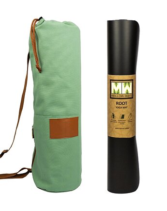 Mata do jogi antyposlizgowa ROOT z pokrowcem Mint - Zestaw do jogi, Mellow Ways