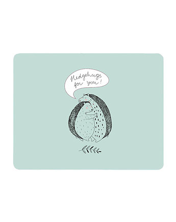 Podkładka pod mysz. przytulone jeże, Love Life and Forest