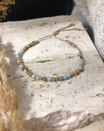 Bransoletka amazonit, hematiti