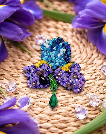 Broszka Irys, migotka shop