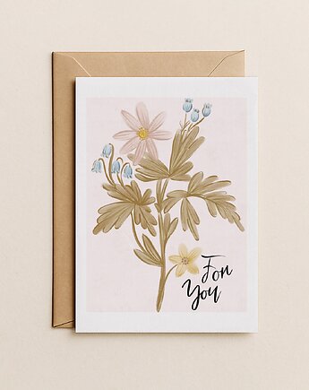 Kartka urodzinowa - For You, Mint In Paper
