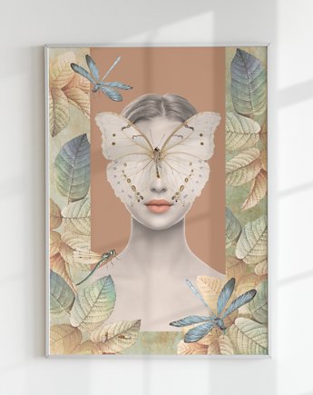 Plakat "Tajemniczy Ogród" (kolaż), Agnieszka Osiecka RYSUJĘ BO SIĘ NUDZĘ