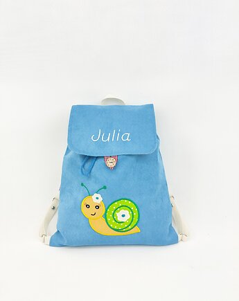 Plecak ze ślimaczkiem, imienny prezent dla dziecka, Enitka Sweet Baby Room
