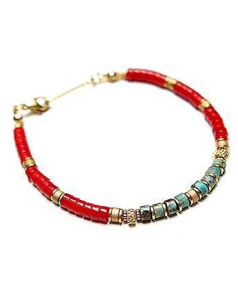 Koral vol. 7 /bransoletka/ 04.03.25 - Szlachetna kolekcja, KiKa pracownia