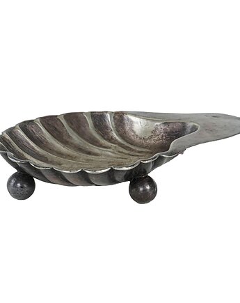 Patera metalowa, włoski design, lata 60, produkcja: Włochy, Przetwory design