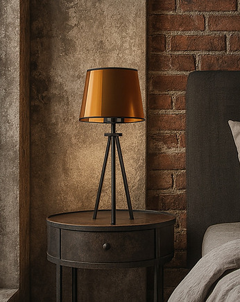 Lampa stołowa na 3 nogach w stylu loftowym BERGEN MIRROR, LYSNE