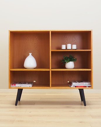 Regał jesionowy, duński design, lata 70, produkcja: Dania, Przetwory design