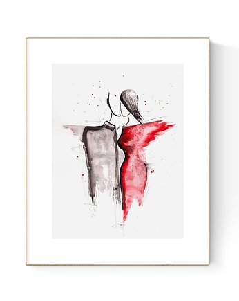 Obraz 30X40 cm malowany ręcznie, MiniMalArt
