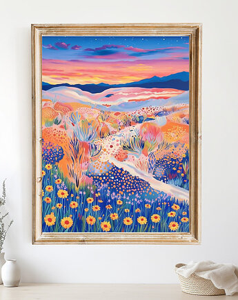 Plakat Łąka Pod Zachodnim Niebem, Harvest Maison