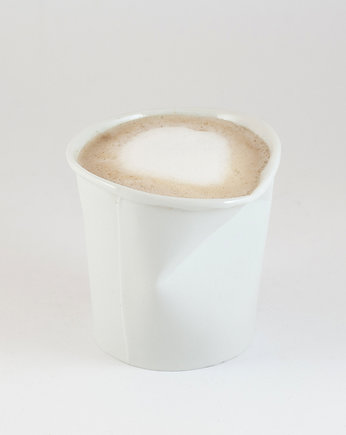 Kubek Paper Cup S - biały, Manufaktura Porcelany