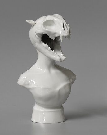 Paszczak porcelanowa figurka, ar studio