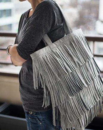 Shopper w frędzle, GOYASHI