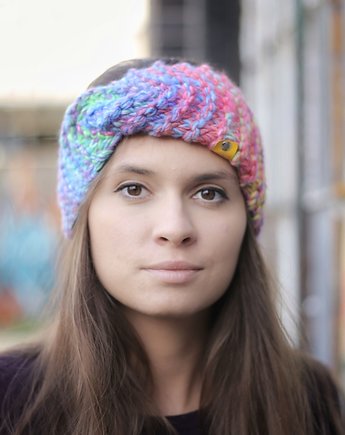 MAXCOLOR opaska twist "cukierek", sploteka
