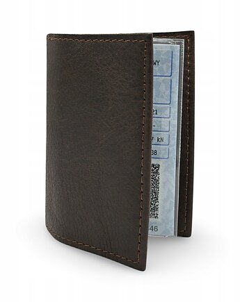 Etui na Dowód Rejestracyjny na Dokumenty Pokrowiec Brązowy Parker Quality, Parker Quality