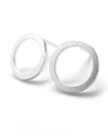 Srebrne kolczyki kółka, Wierzbanowska