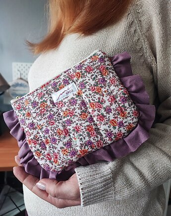 Kosmetyczka falbanka kwiatowa, mi.KREO