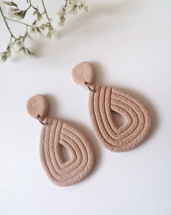 Jasne kolczyki z gliny, Lemens.clay