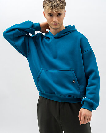 Bluza z kapturem ciepła męska  ,,HALIL" petrol, 3 for U