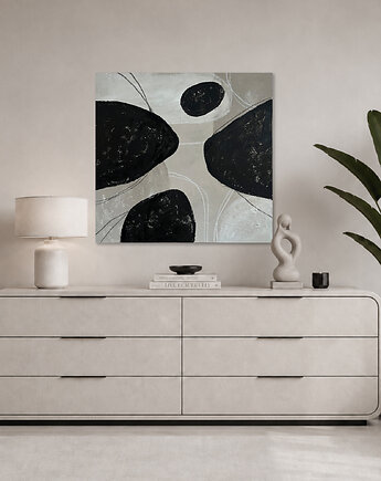 Nowoczesny obraz 80x80 "Przenikanie", Asia Swoboda