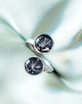 Pierścionek z  rzęsek dmuchawca, nature gift