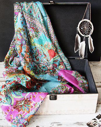 SZAL jedwabny orient, BOHO STREET WEAR