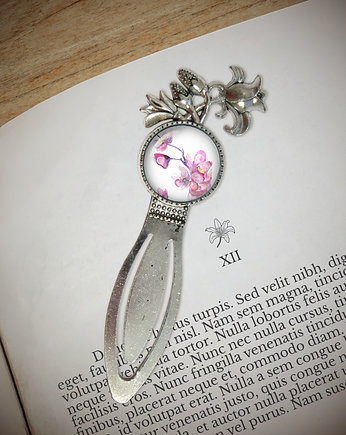 Zakładka do książki - Kwitnąca wiśnia - lilia, yenoo