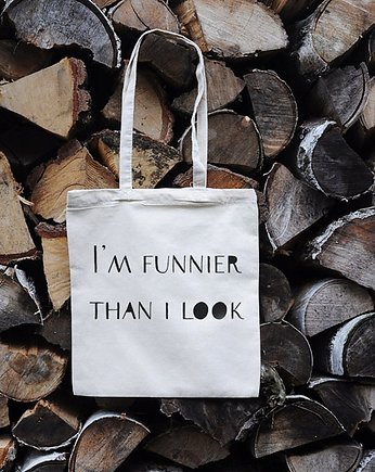 I'm funnier than I look, torba zakupowa, Sowia Aleja