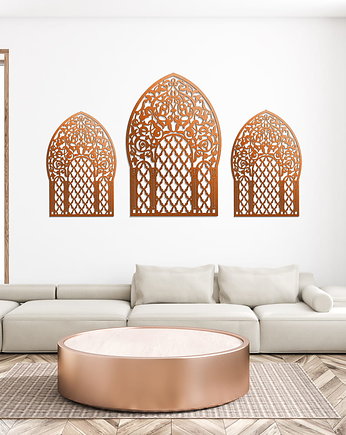DEKORACYJNY PANEL AŻUROWY, OKNO MAROKAŃSKIE, DEKORACJA ŚCIENNA 3D, ORNAMENT, , ORNAMENTI