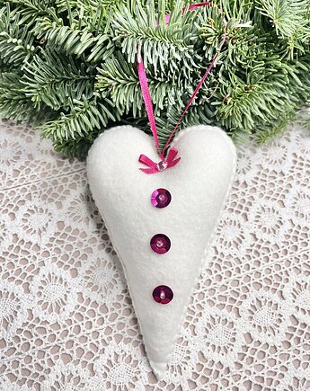 Zestaw świątecznych zawieszek serca #22, decodecoy