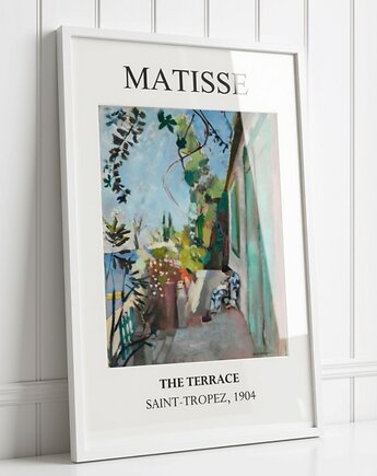 PLAKAT St Tropez, Matisse obraz, wystawowy, black dot studio