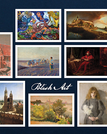 Zestaw Kartek POLISH ART - Set 8 szt, Galeria LueLue