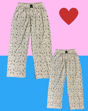 Spodnie do spania dla PARY bokserki GITARY, OKAZJE - Prezent na Walentynki