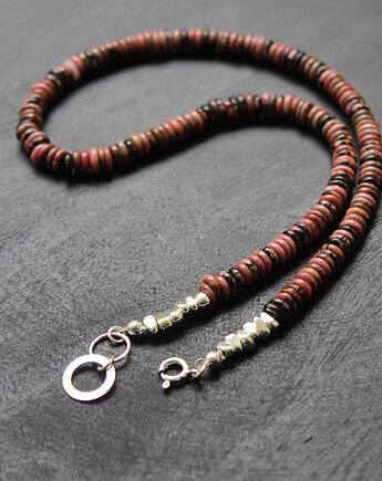 Naszyjnik z rodonitem