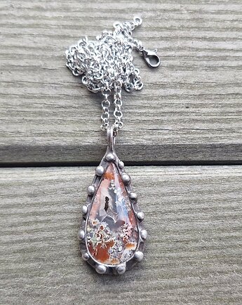 Poszycie leśne - wisiorek, po drugiej stronie lustra