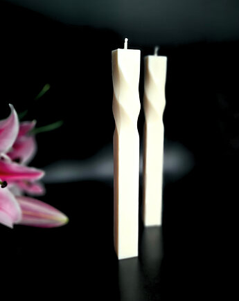Świeca sojowa wysoka - 2szt, nejmi candles