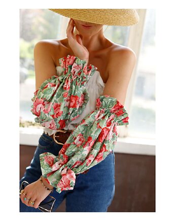 Rękawki bufki bawełniane, Celina Parysów